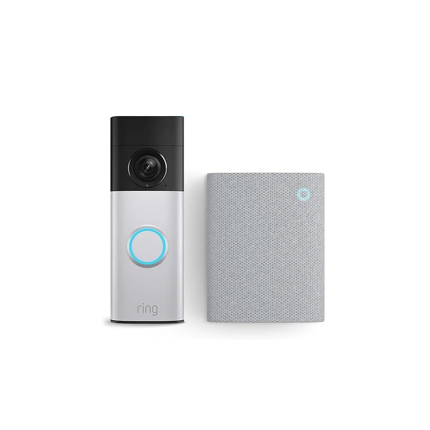 Ring Battery Video Doorbell Plus (neueste Gen.) + Chime (3. Gen.) | Retinal 2K, optimierter Zoom (bis zu 6x) | Schnellw…