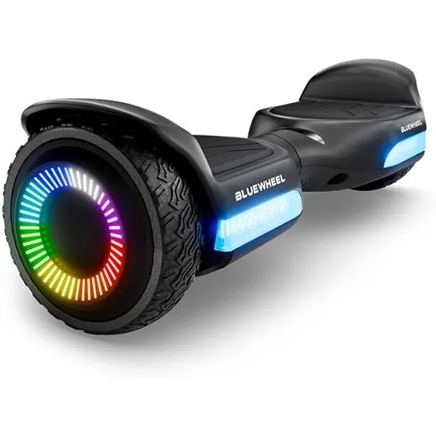 Bluewheel 6,5" Premium Hoverboard HX720 Hoverboard – Bluetooth Lautsprecher, starker Dual Motor, ideal für Kinder & Erw…