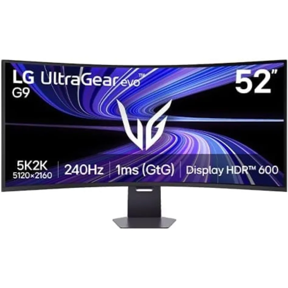 LG Ultragear™ 52G930B-B 52 Zoll 21:9 Curved 5K2K VA Gaming Monitor, 240Hz, DisplayHDR™ 600, AMD FreeSync Premium, USB-C…