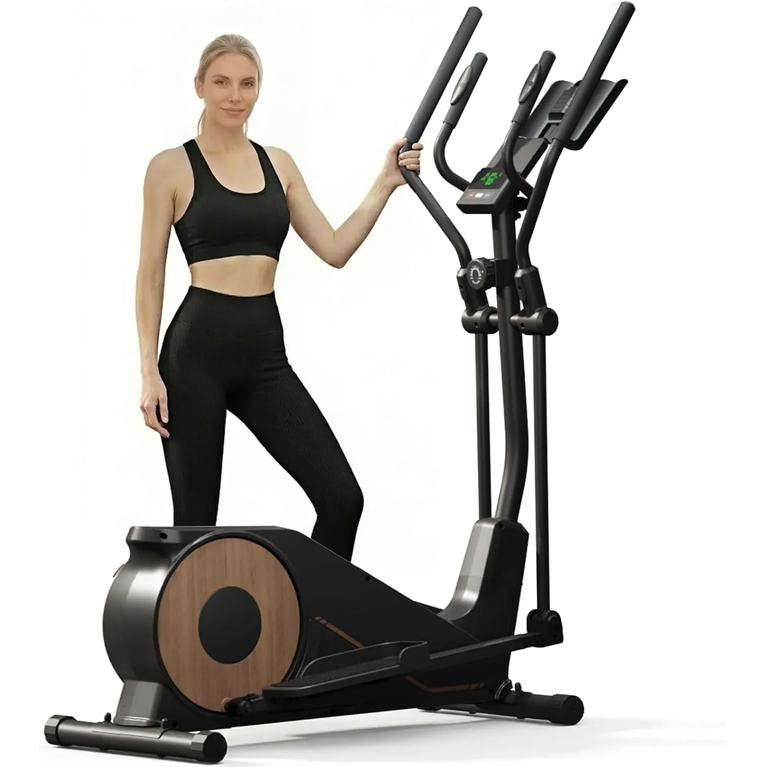Crosstrainer für Zuhause, Aeriflo M100 8 kg Schwungrad Ellipsentrainer mit Kinomap-App & Bluetooth, 42 cm Schrittlänge,…