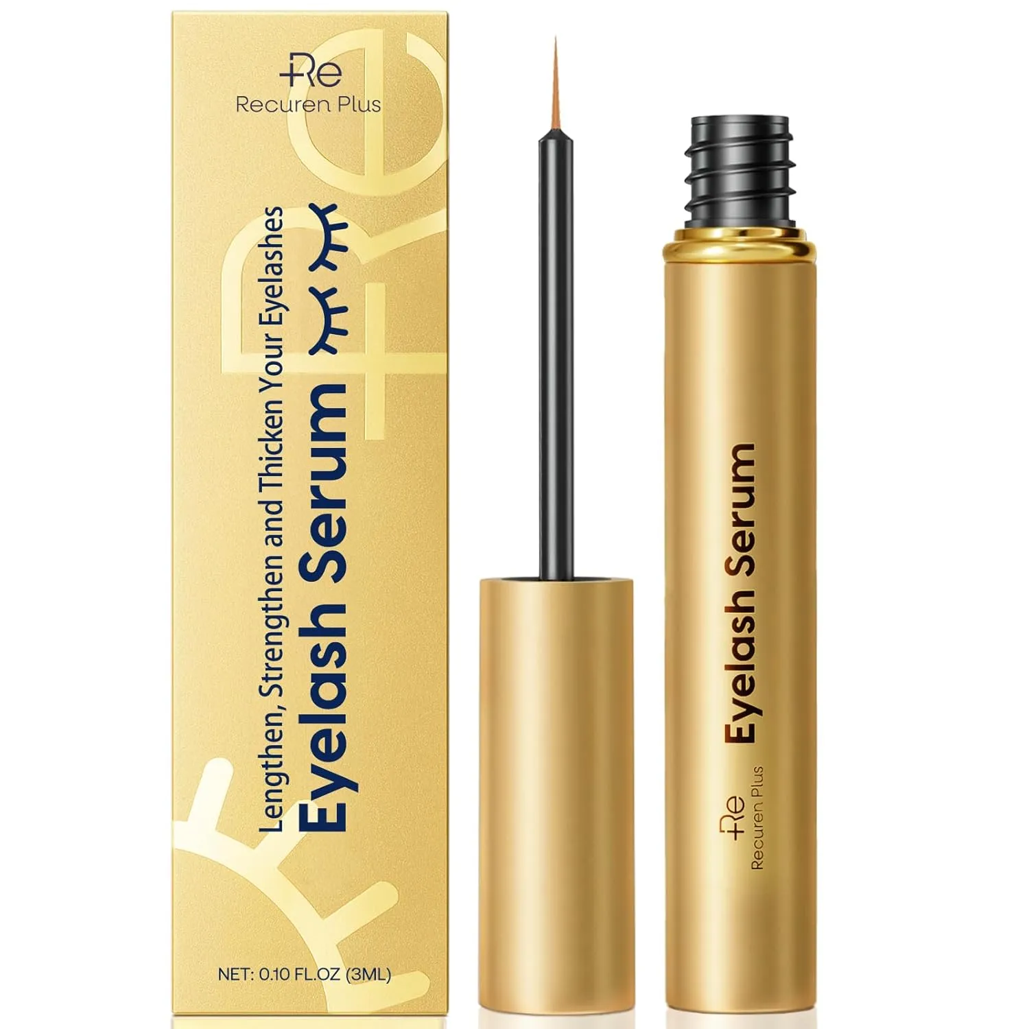 Wimpernserum Wimpern Wachstum Lash Serum: Fortgeschrittene Formel Eyelash Serum ohne Hormone für Wimpernwachstum – natü…