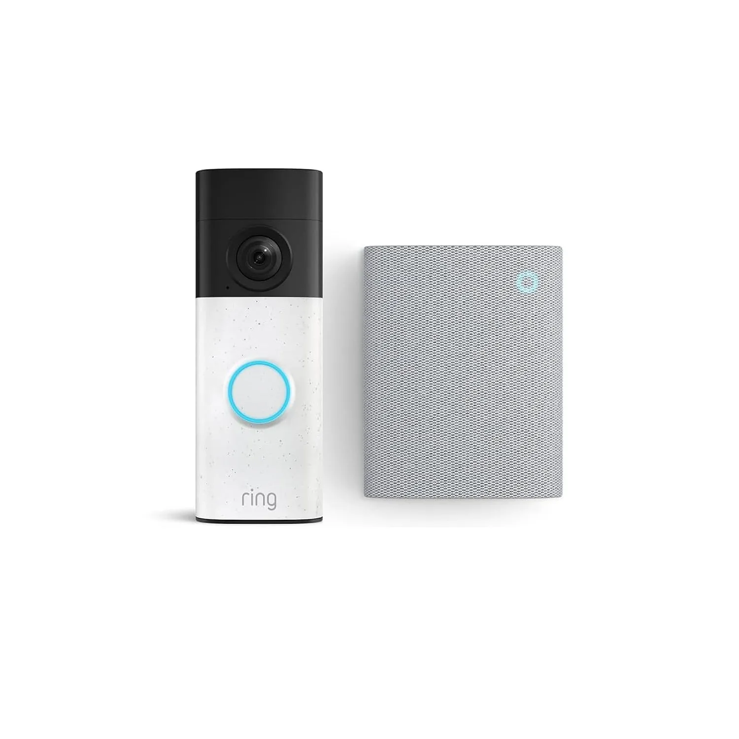 Ring Battery Video Doorbell (neueste Gen.) + Chime (3. Gen.) | Videotürklingel-Kamera mit Retinal 2K, optimierter Zoom …