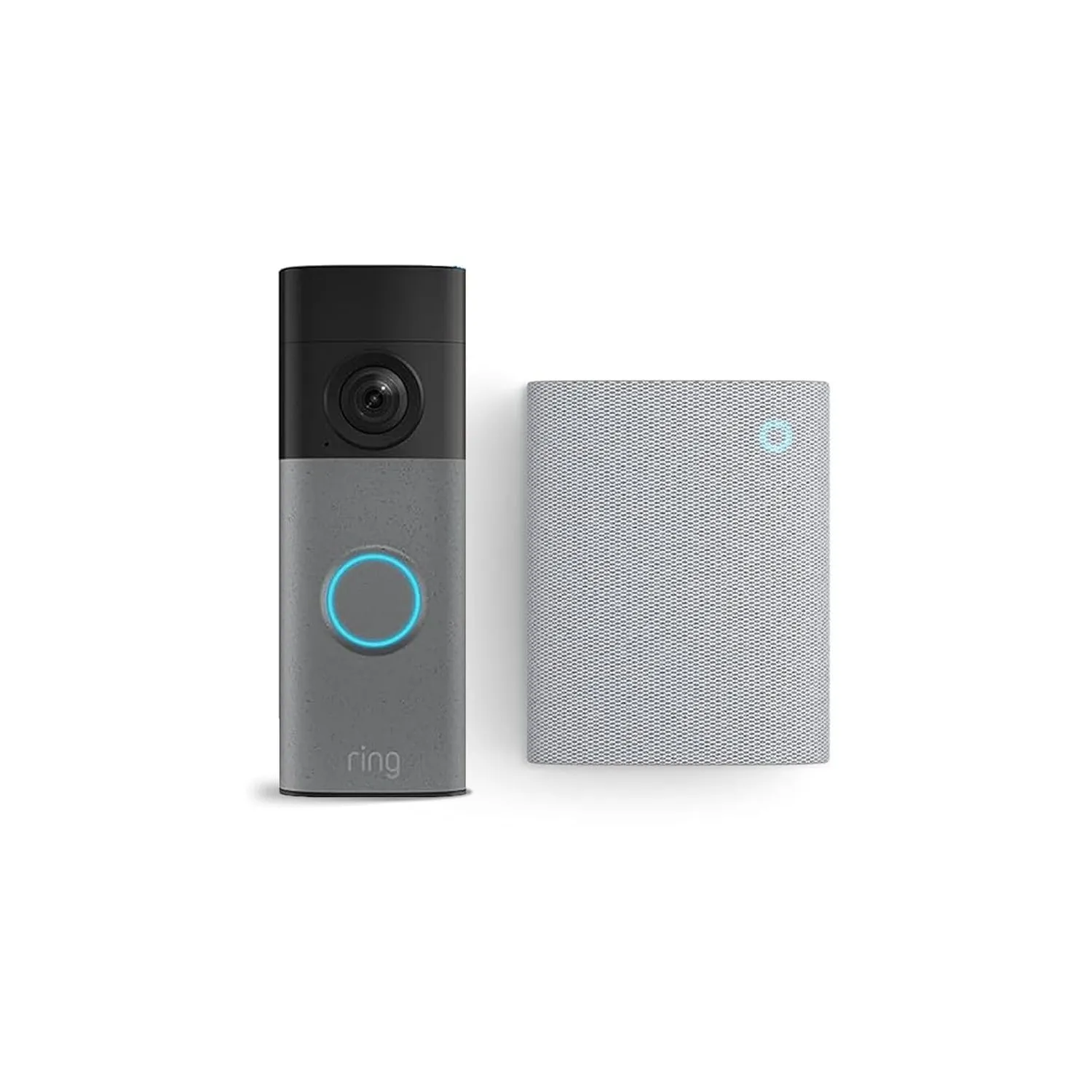 Ring Battery Video Doorbell (neueste Gen.) + Chime (3. Gen.) | Videotürklingel-Kamera mit Retinal 2K, optimierter Zoom …