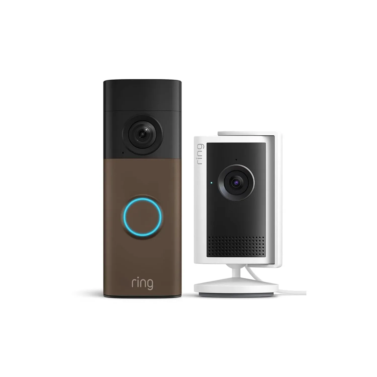 Ring Akku-Videotürklingel + Ring Innenkamera Plus (neueste Generation)
