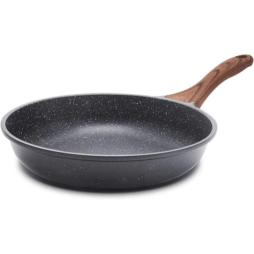SENSARTE 32cm Schweizer Granit Beschichtung Antihaft Bratpfanne Skillet | Induktion Omelette Pfanne, Gesunde Stein Koch…