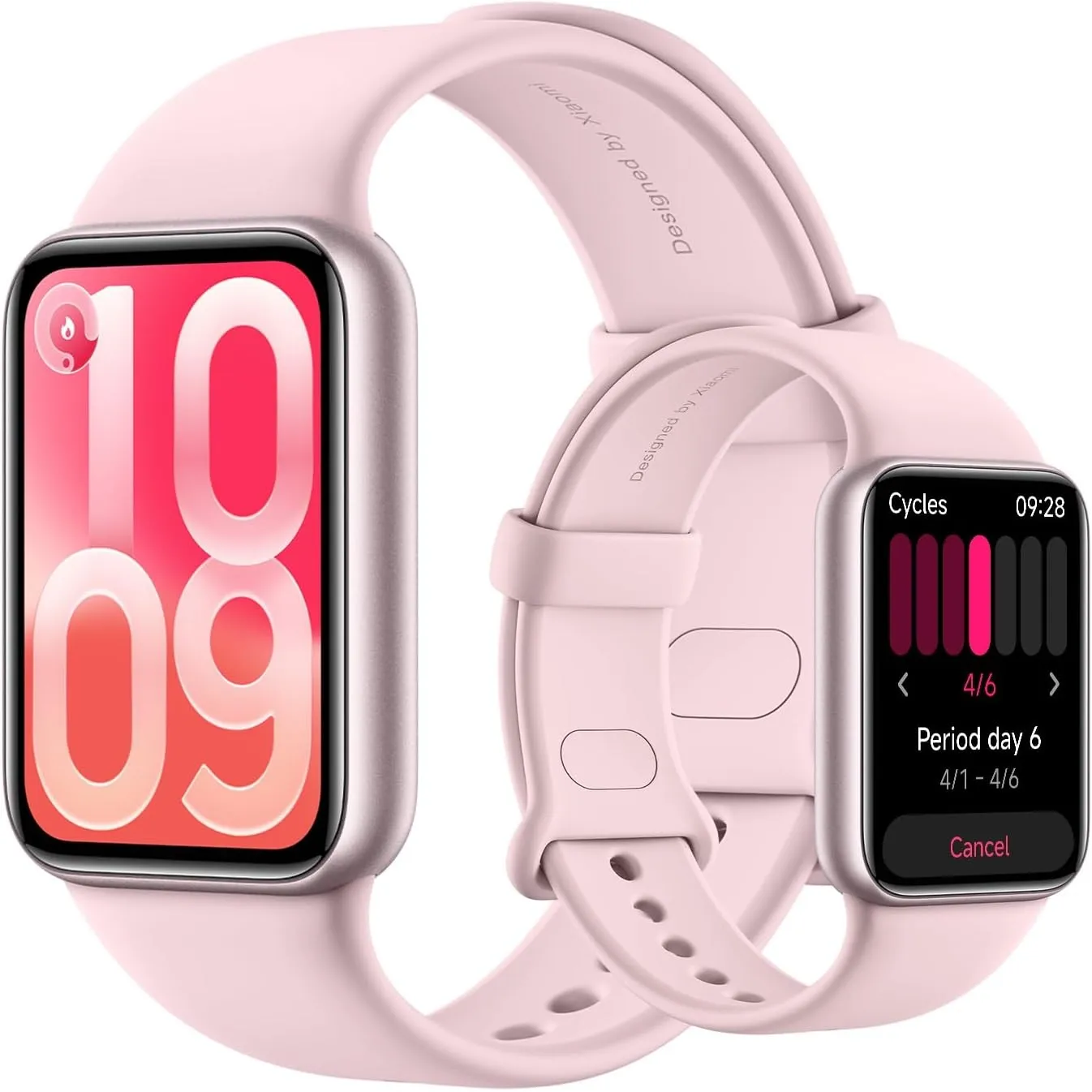 XIAOMI Smart Band 10 Pro, Fitness-Armband, Rosa
