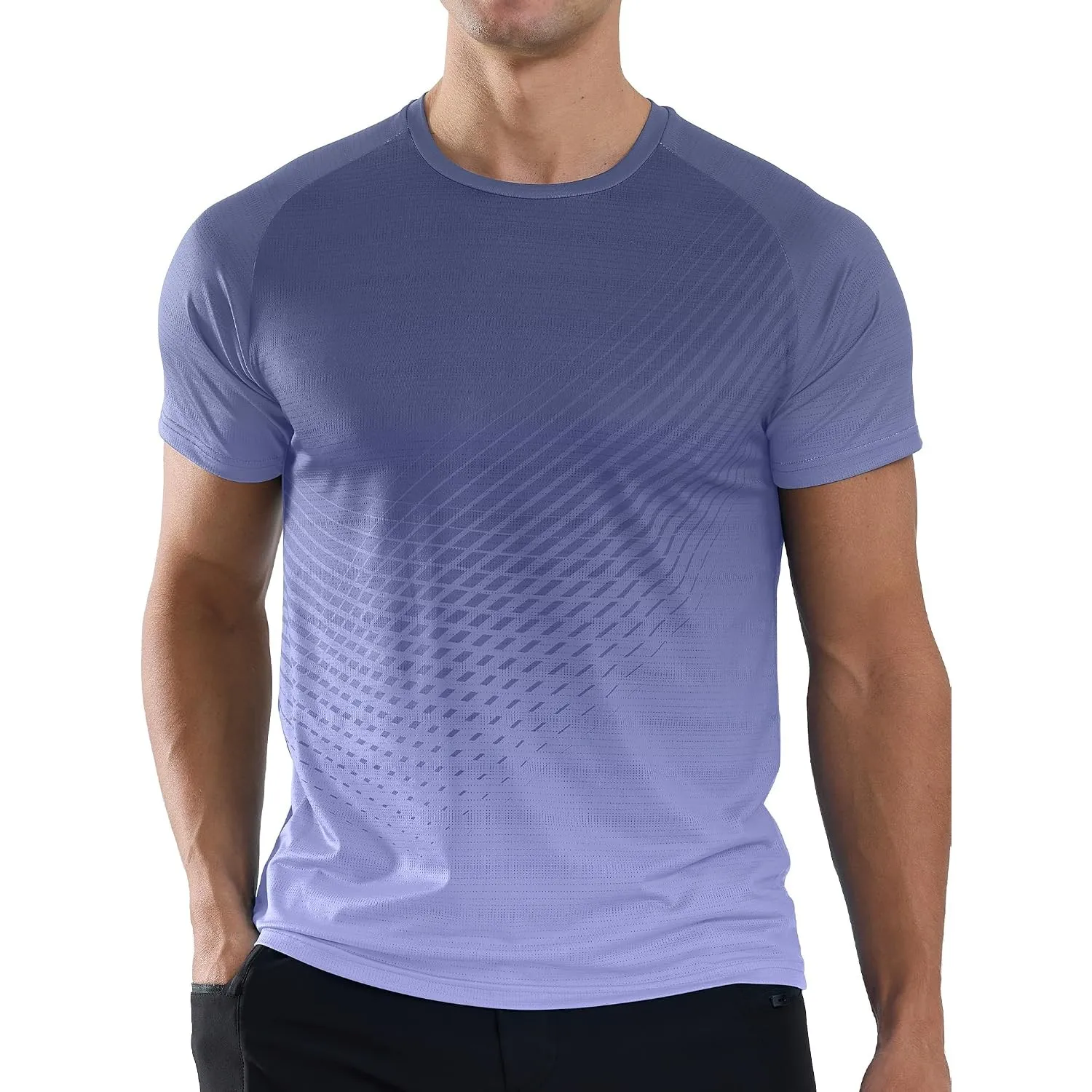 Sport Tshirts Herren Trainingsshirt Atmungsaktiv Laufshirt Funktionsshirt Kurzarm Sportshirt Schnelltrocknend Gym Shirt…