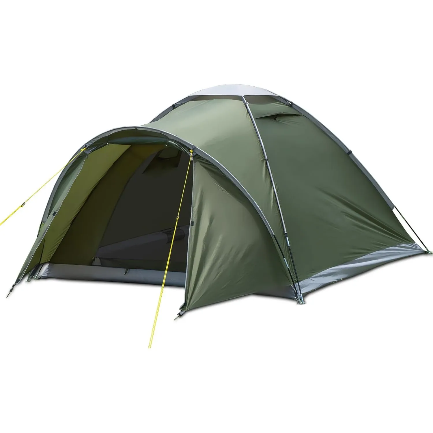Zelt 2-4 Personen,Zelte Camping Zelt mit Vorzelt,5000mm wasserdichte Campingzelt für Reise Trekking Garten Kuppelzelt U…