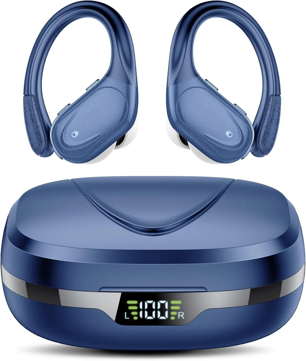 CASCHO Bluetooth Sports Headphones, Wireless Bluetooth 5.3, 60 Hours Wireless Headphones with Deep Bass, In-Ear Headpho…