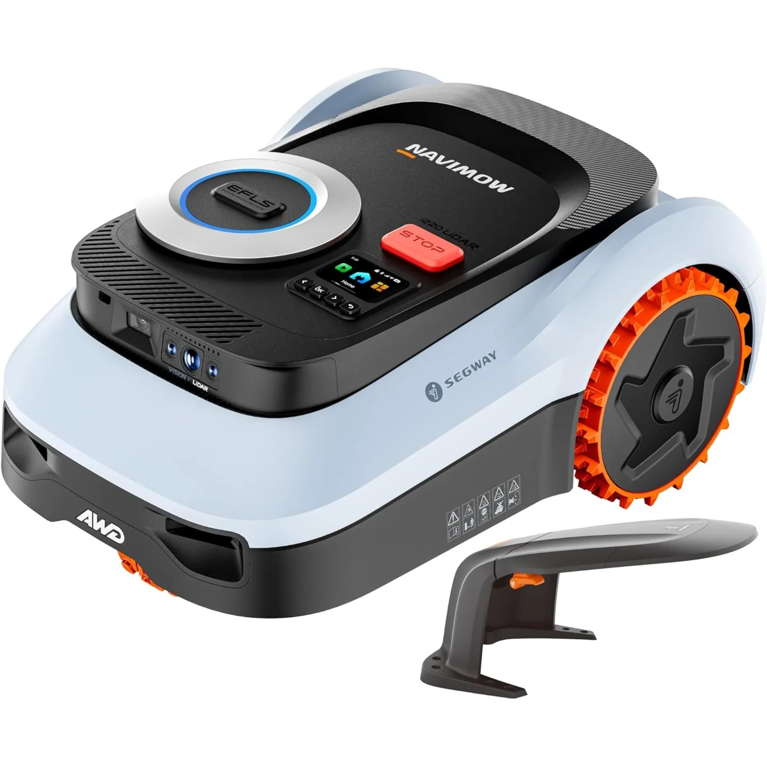 Segway Navimow i220 LiDAR Pro Mähroboter mit Garage M Empf. 2000 m², LiDAR+Vision+NRTK-Navigation, Xero-Turn AWD bis zu…