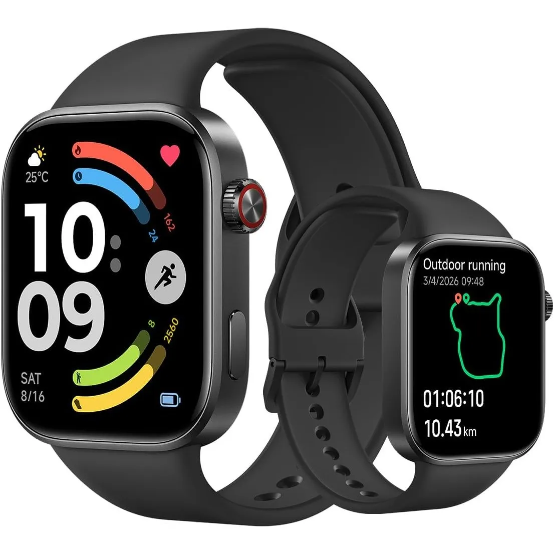 XIAOMI Redmi Watch 6 - Smartwatch Damen/Herren, 2.07'' AMOLED, Fitnesstracker mit Herzfrequenz-/Schlaf-/Stressüberwachu…