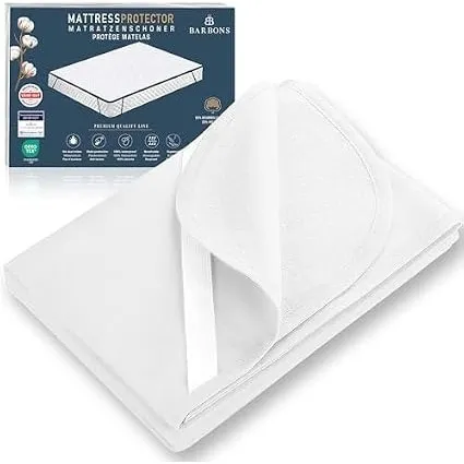 BARBONS Matratzenschoner 140x200cm - Baumwolle Matratzenauflage