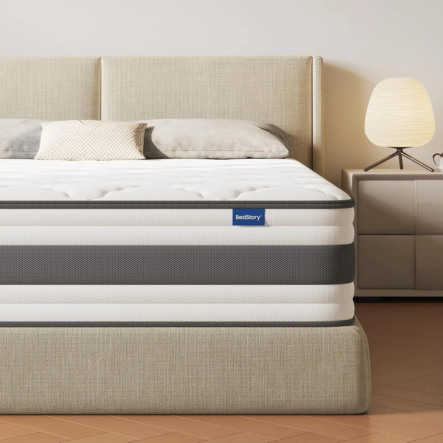 BedStory Matratze 180x200 cm, Taschenfederkernmatratze 20 cm H4 mit Komfortschicht aus hochdichter Schaum, orthopädisch…