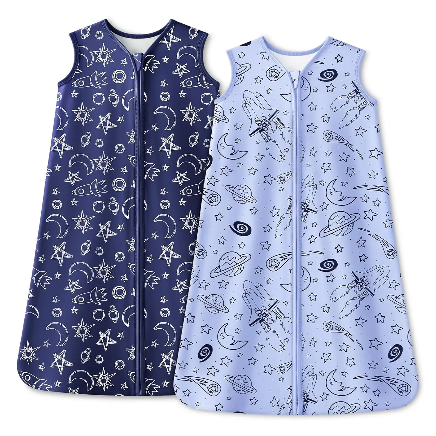 Unnivoll Schlafsack Baby Sommer 1.0 Tog 100% Baumwolle Babyschlafsack 0-6 monate Sommerschlafsack 67 cm für Jungen Mädc…