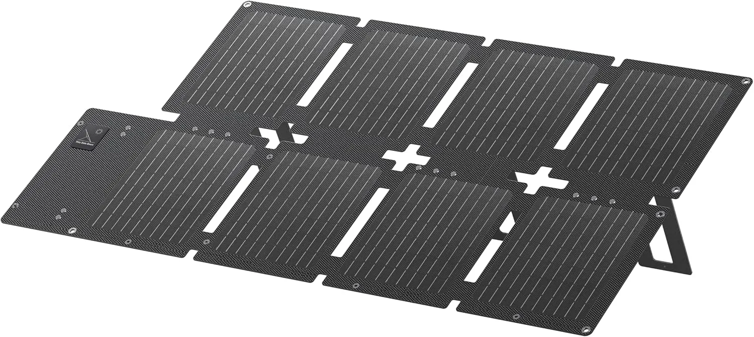 Anker Solix PS60 Foldable Solar Panel 60 W, Portable Outdoor Solar Charger, IP68 Waterproof, for Camping, Hiking, Outdo…