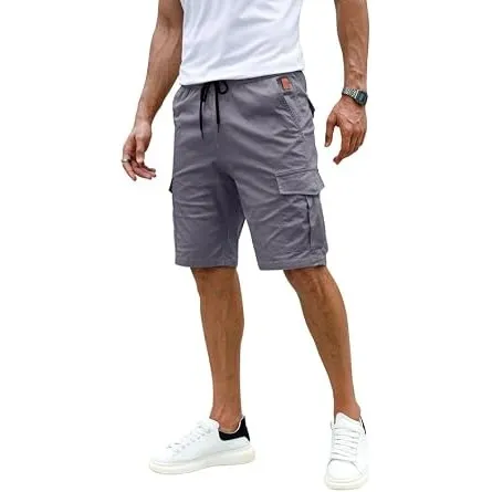 Elegancity Kurze Hosen Herren Cargo Shorts Freizeithose | Sommer Chino Shorts Mit 6 Taschen,Kurze Cargohosen,Elastische…