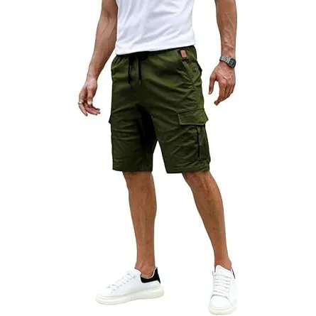 Elegancity Kurze Hosen Herren Cargo Shorts Freizeithose | Sommer Chino Shorts Mit 6 Taschen,Kurze Cargohosen,Elastische…