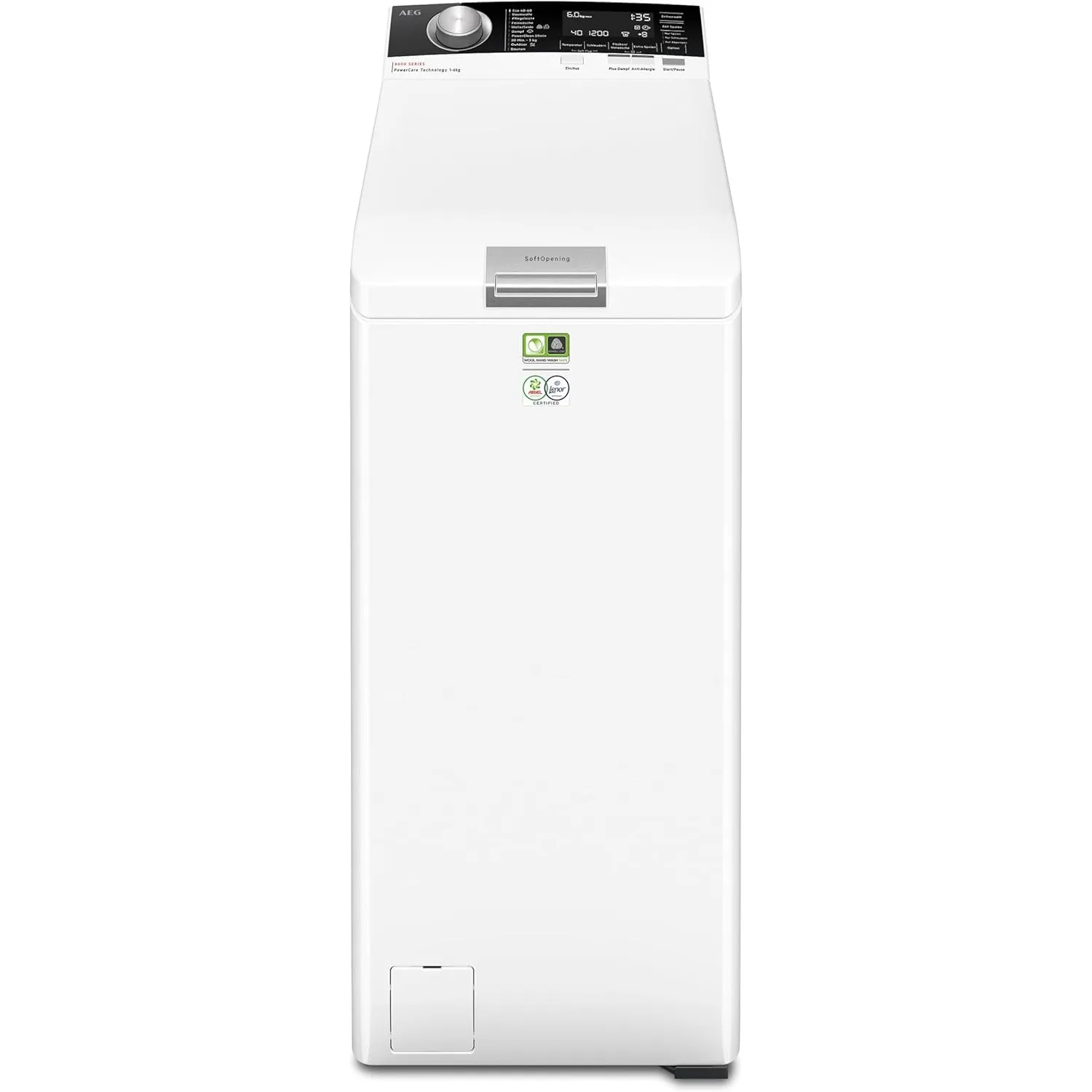 AEG Serie 8000 Waschmaschine Topladlader 40 cm, 6 kg, PowerCare, LTR8A36STL