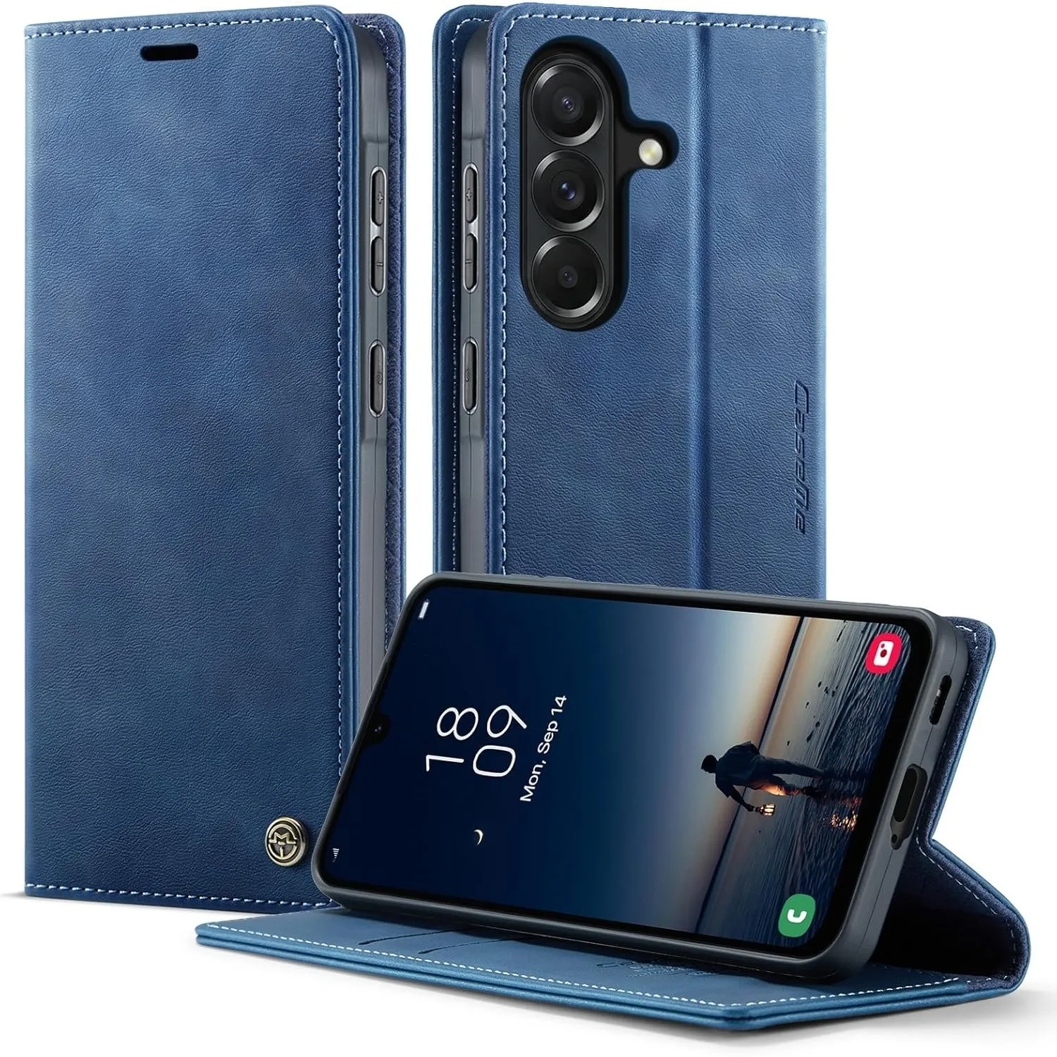 Handyhülle Samsung Galaxy A57 hülle klapphülle Premium PU Leder, RFID Schutzhülle,Faltbare Handytasche,Kartenfach Stand…