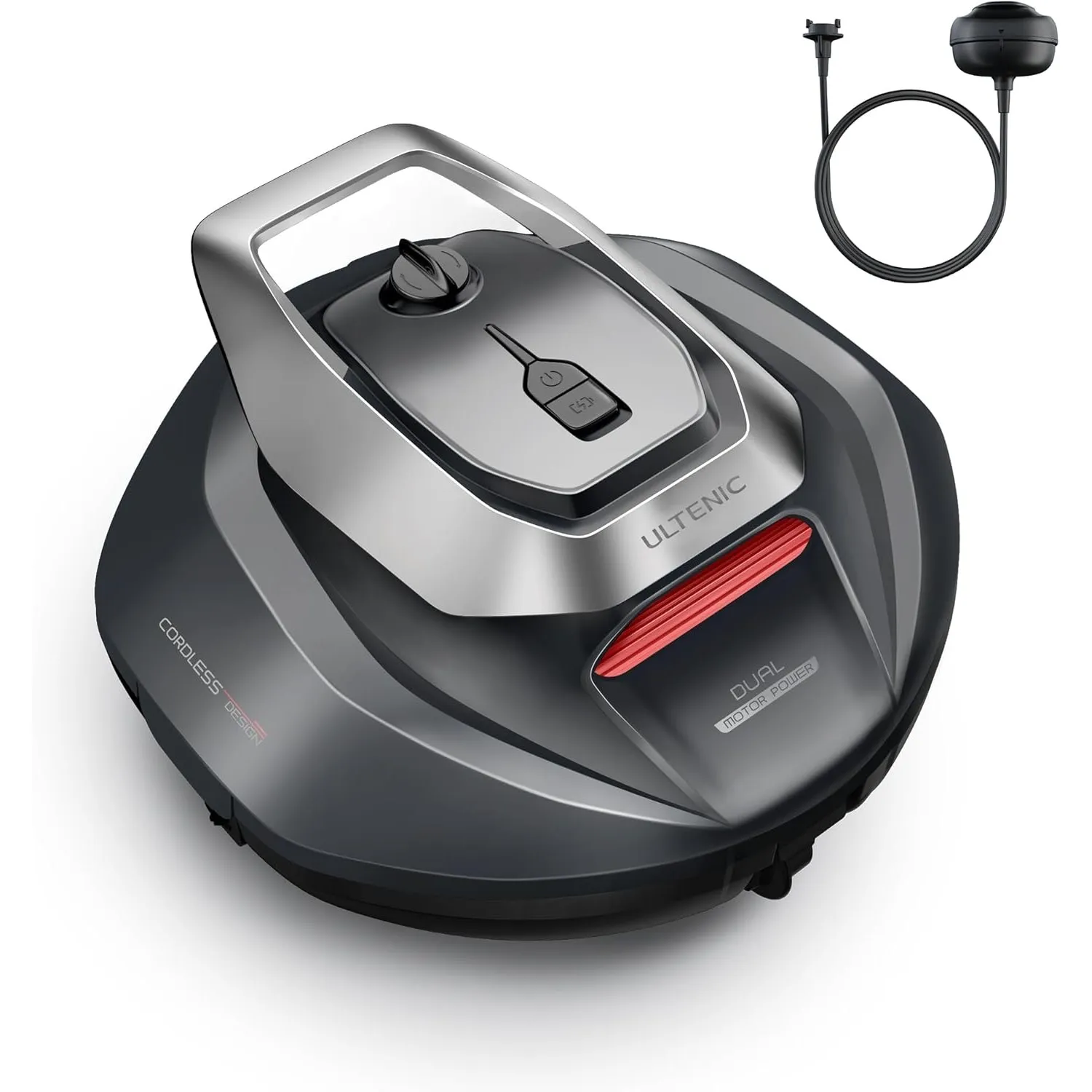 Ultenic Pooleco 10 Poolroboter, Poolroboter Akku mit Dual Motoren, 90Min Laufzeit, 80㎡ Reinigungsbereich, Automatisches…