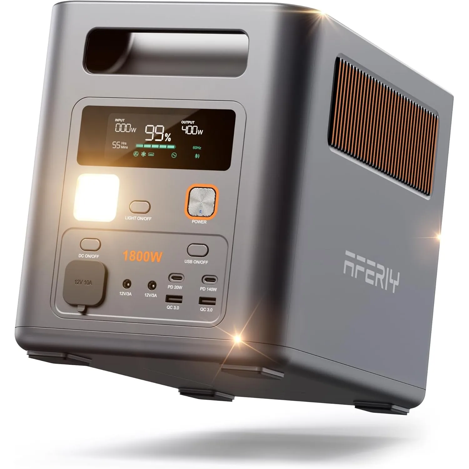 AFERIY 1800W1024Wh Tragbare Powerstation,Erweiterbar Auf 5120Wh für Camping