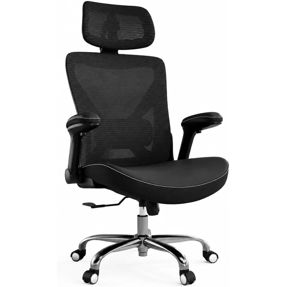 TRALT Bürostuhl - Ergonomischer Bürostuhl mit Verstellbare Lordosenstütze Kopfstütze Office Desk Chair - Gaming Stuhl i…