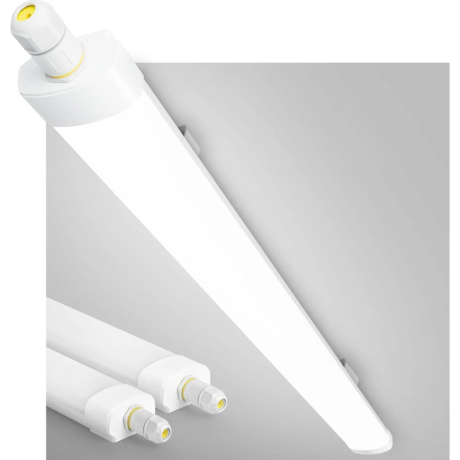 GeyouLux 3er LED Feuchtraumleuchte 60cm IP65 20W 2520lm 5000K Kaltweiß