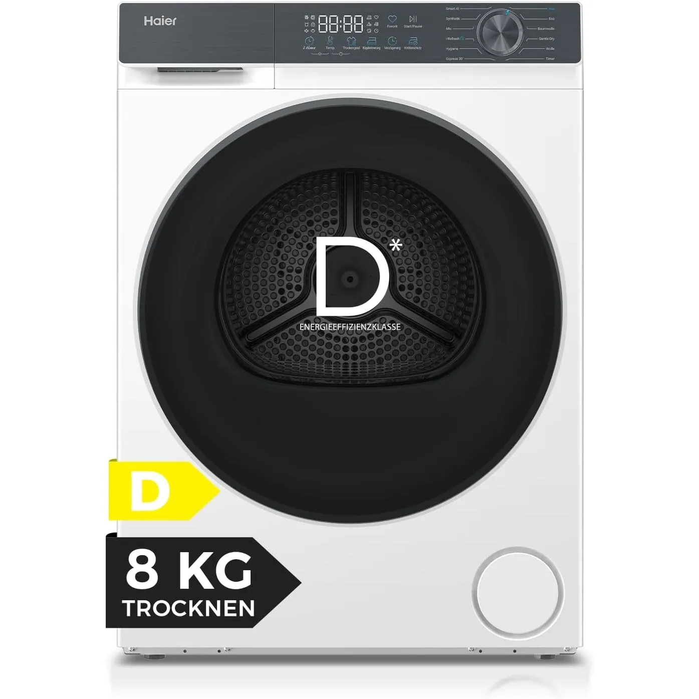 Haier Wärmepumpentrockner 8kg G3 Serie HD80-D637