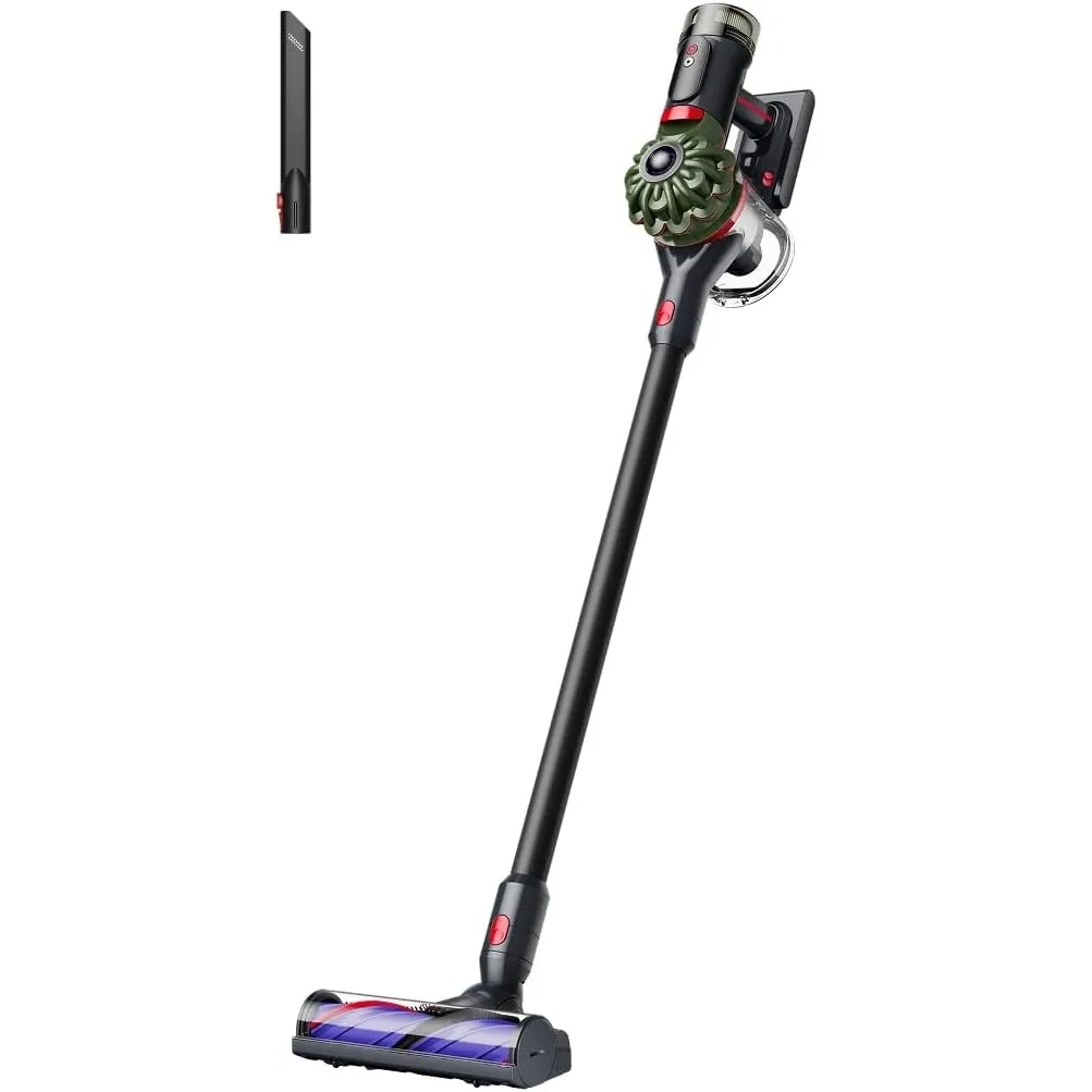 Dyson V8 Cyclone Handstaubsauger, Schwarz und Grün, 60 Minuten Laufzeit
