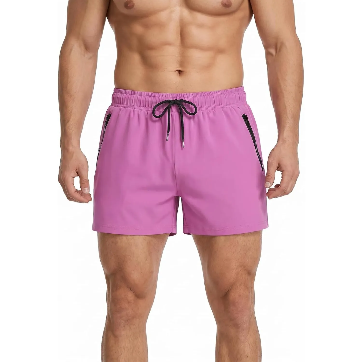 Badehose Herren Schnelltrocknend Badeshorts für Herren Sporthose Laufshorts Männer Sport Kurze Hose Schwimmhose mit Mes…