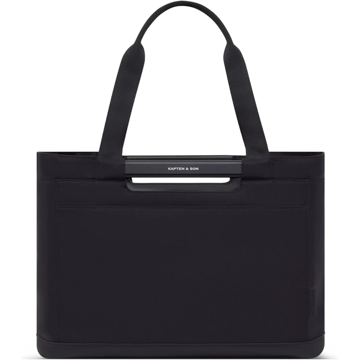 Kapten & Son Vaasa Einkaufskorb faltbar Schwarz 25 L | Korb Schwarz stabil | Inklusive Einkaufswagen-Chip & Magnetfach …