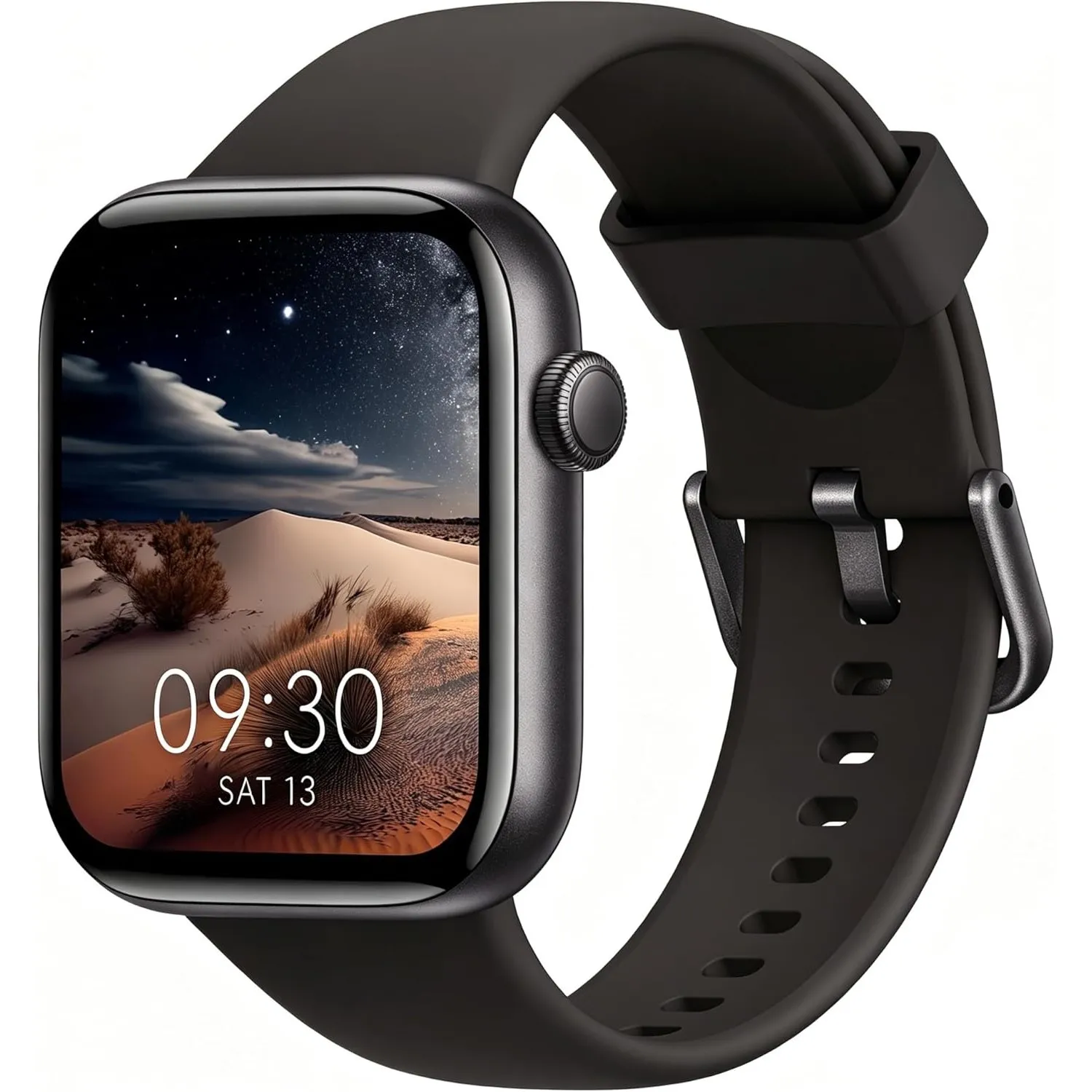 Smartwatch Damen Herren, 1,85" HD Touch Fitnessuhr mit Telefonfunktion, 140+Sportmodi Smart Watch Fitness Tracker mit P…