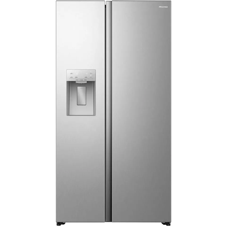 Hisense RS5P528STIC Side-by-Side mit Eis-, Crushed-und Wasserspender/ 528L/ Wassertank/ConnectLife/SuperCool/Big Box/Fl…
