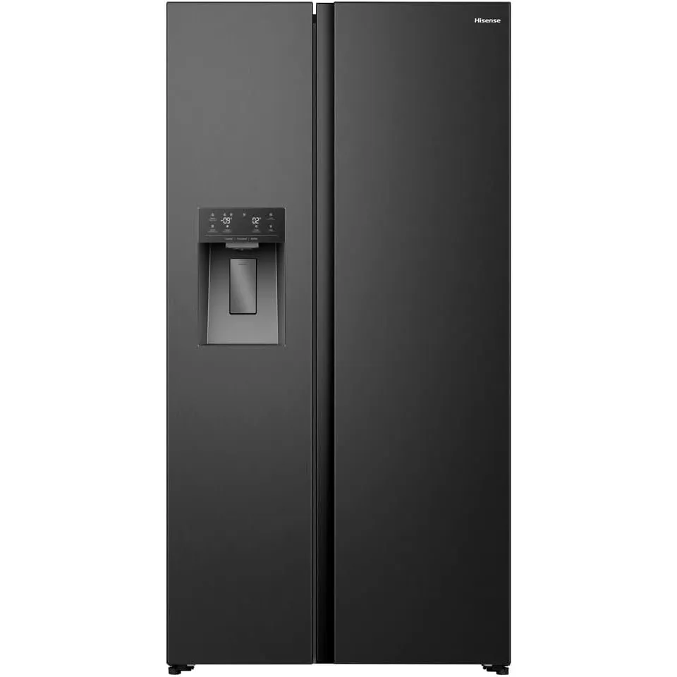 Hisense RS5P528STFC Side-by-Side mit Eis-, Crushed-und Wasserspender/ 528L/ Wassertank/ConnectLife/SuperCool/Big Box/Fl…