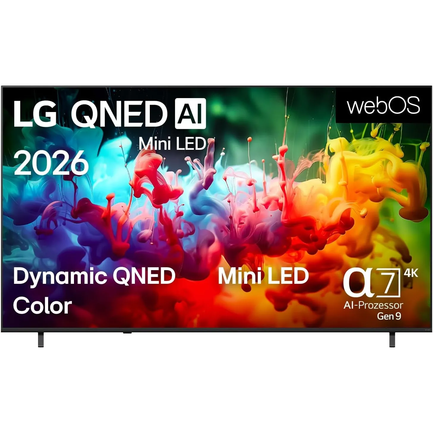 LG 55QNED7EB3C 4K QNED Mini LED AI TV, 55 Zoll, α7 Gen9 Prozessor, webOS 26, 60Hz, VRR bis zu 60Hz, Modelljahr 2026