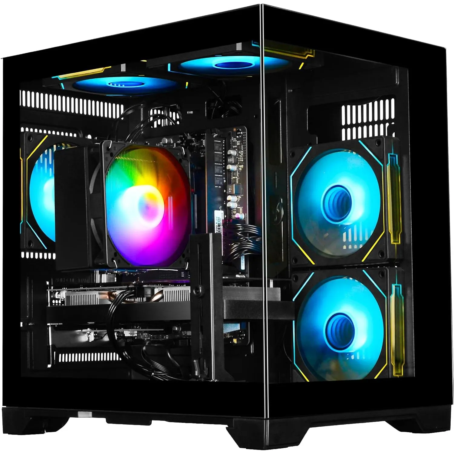 Gaming PC Tower Ryzen 5 5500 GeForce RTX 3050 8GB Grafikkarte,