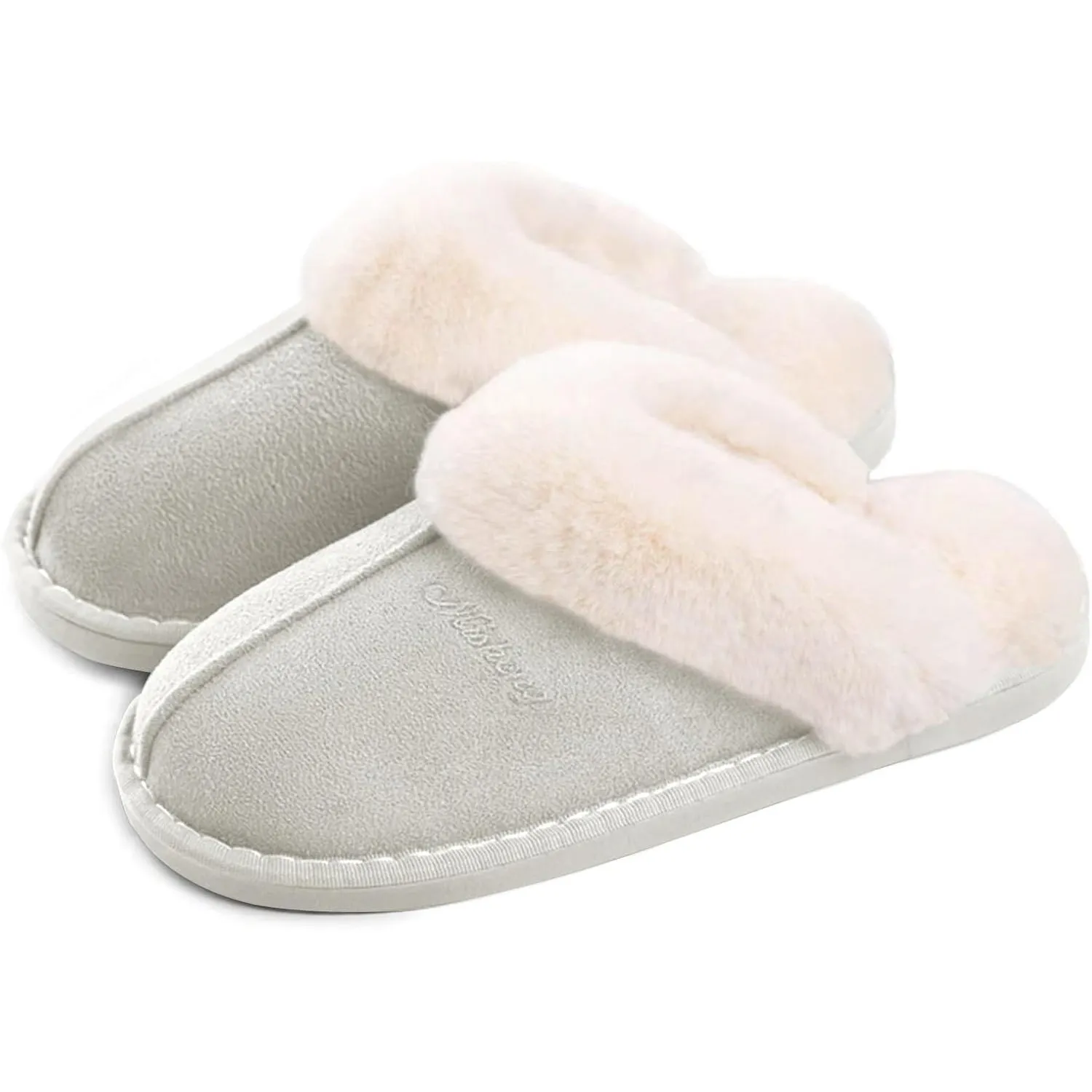 Misolin Damen Herren Hausschuhe Winter Warme Pantoffeln mit Memory-Schaum