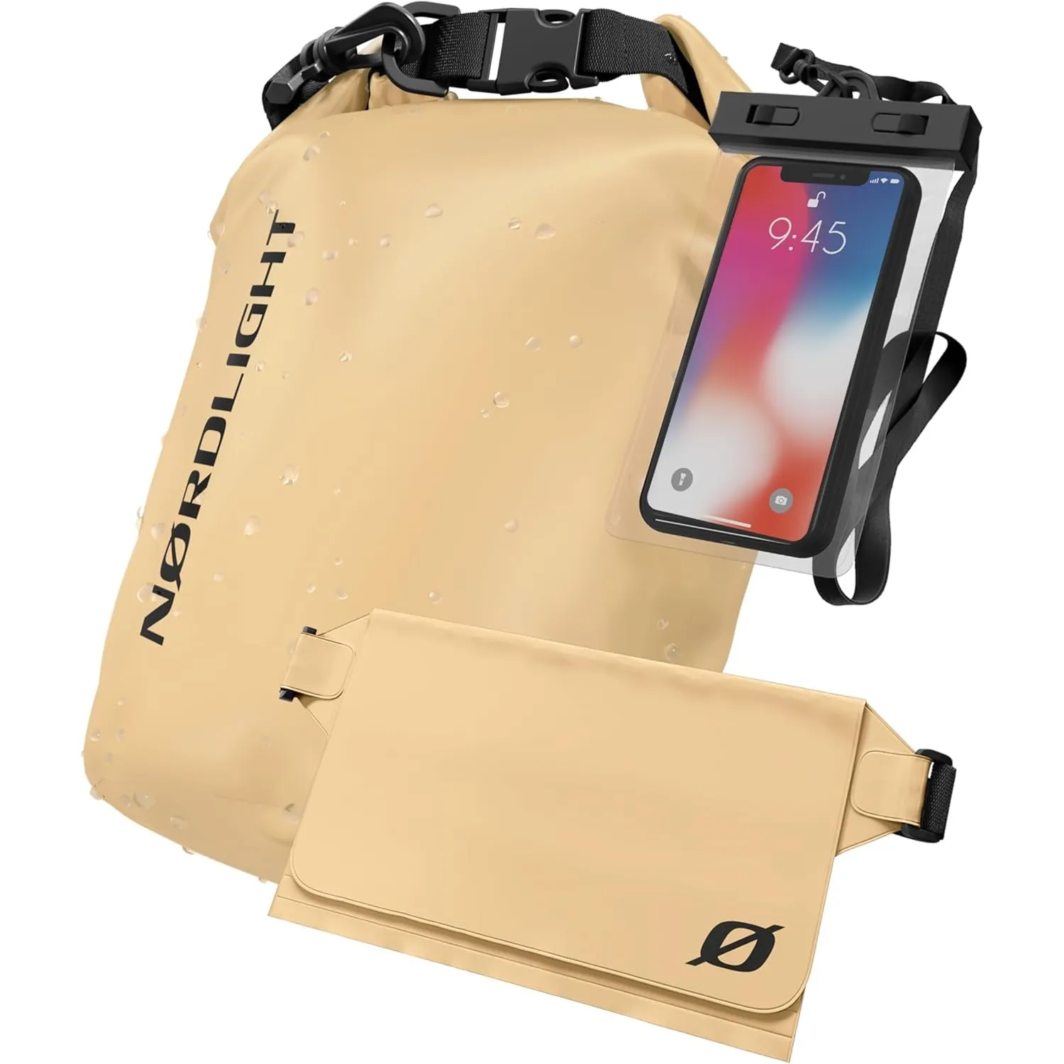 Nordlight Dry Bag wasserdichte Tasche - 2l 5l 10l 15l 20l 30l Liter | Wasserfester Packsack Seesack Beutel Waterproof D…