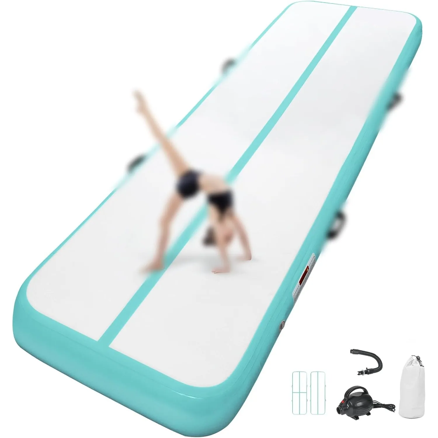 airtrack matte mit elektrischer Luftpumpe 10CM/20CM hoch 2M/3/4M/5M/6M Tumbling Matten Aufblasbare turnmatte Matte gymn…