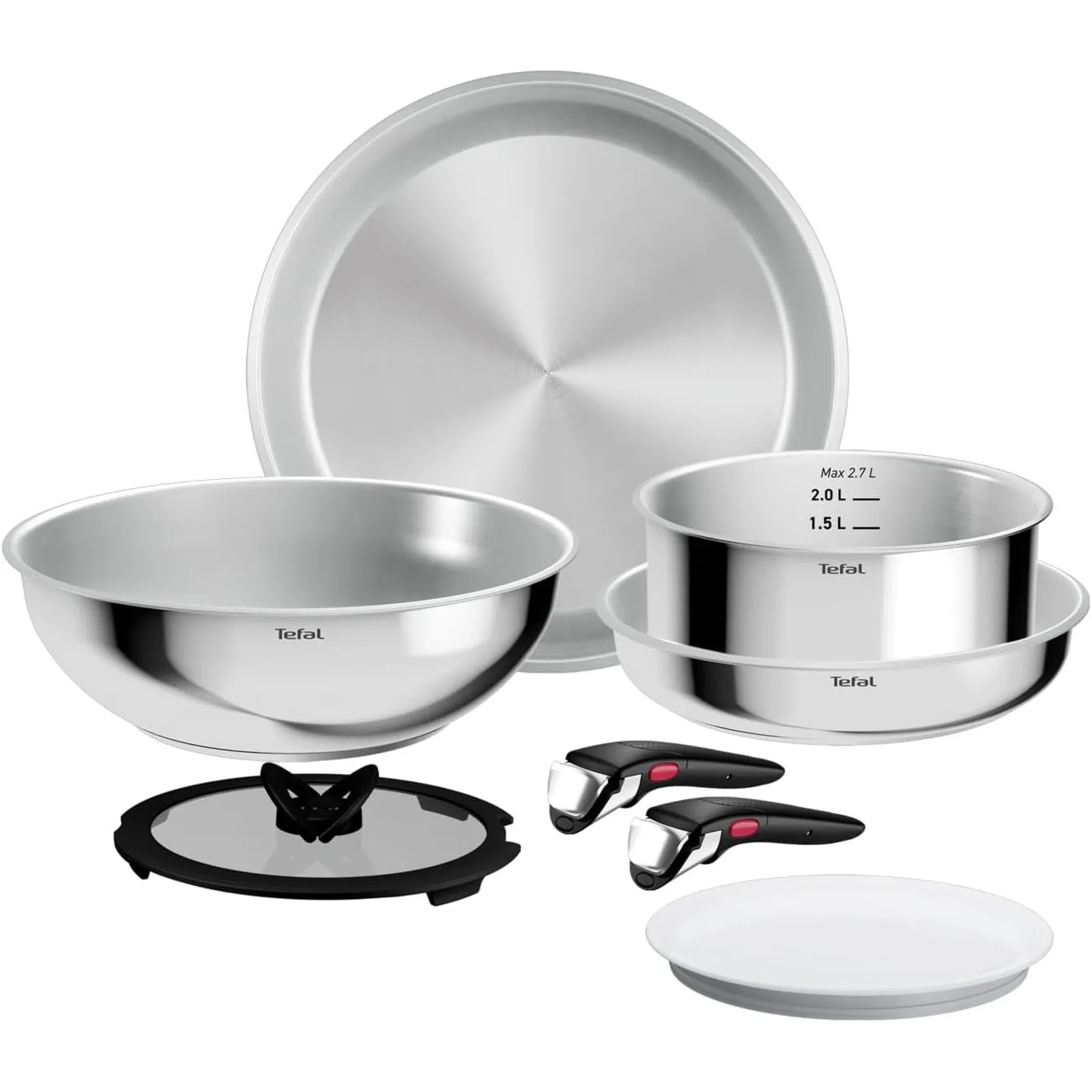 Tefal Ingenio Comfort Max 8-tlg. Kochgeschirr-Set, unversiegelt