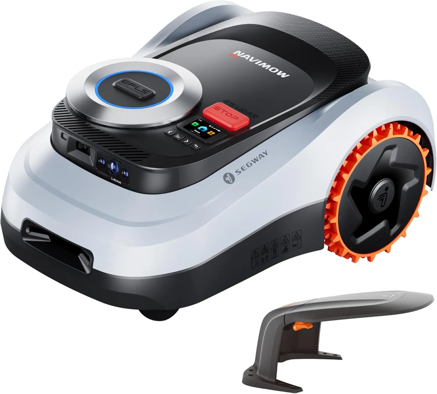 Segway Navimow i215 LiDAR mit Garage M, Mähroboter ohne Begrenzungskabel für 1500 m², bis 45% Steigung, Solid-State LiD…
