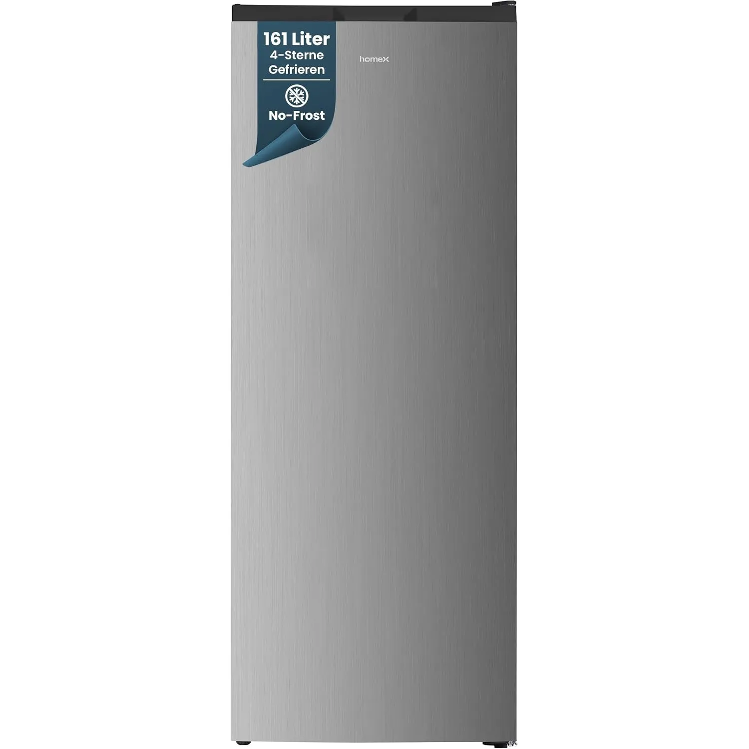 homeX FSN1611E-S Gefrierschrank NoFrost Tiefkühlschrank groß 161 Liter