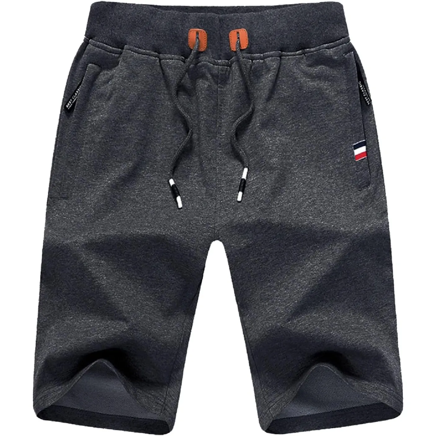 ZOXOZ Kurze Hosen Herren Shorts Sports Baumwolle Mit Reißverschluss Elastische Taille