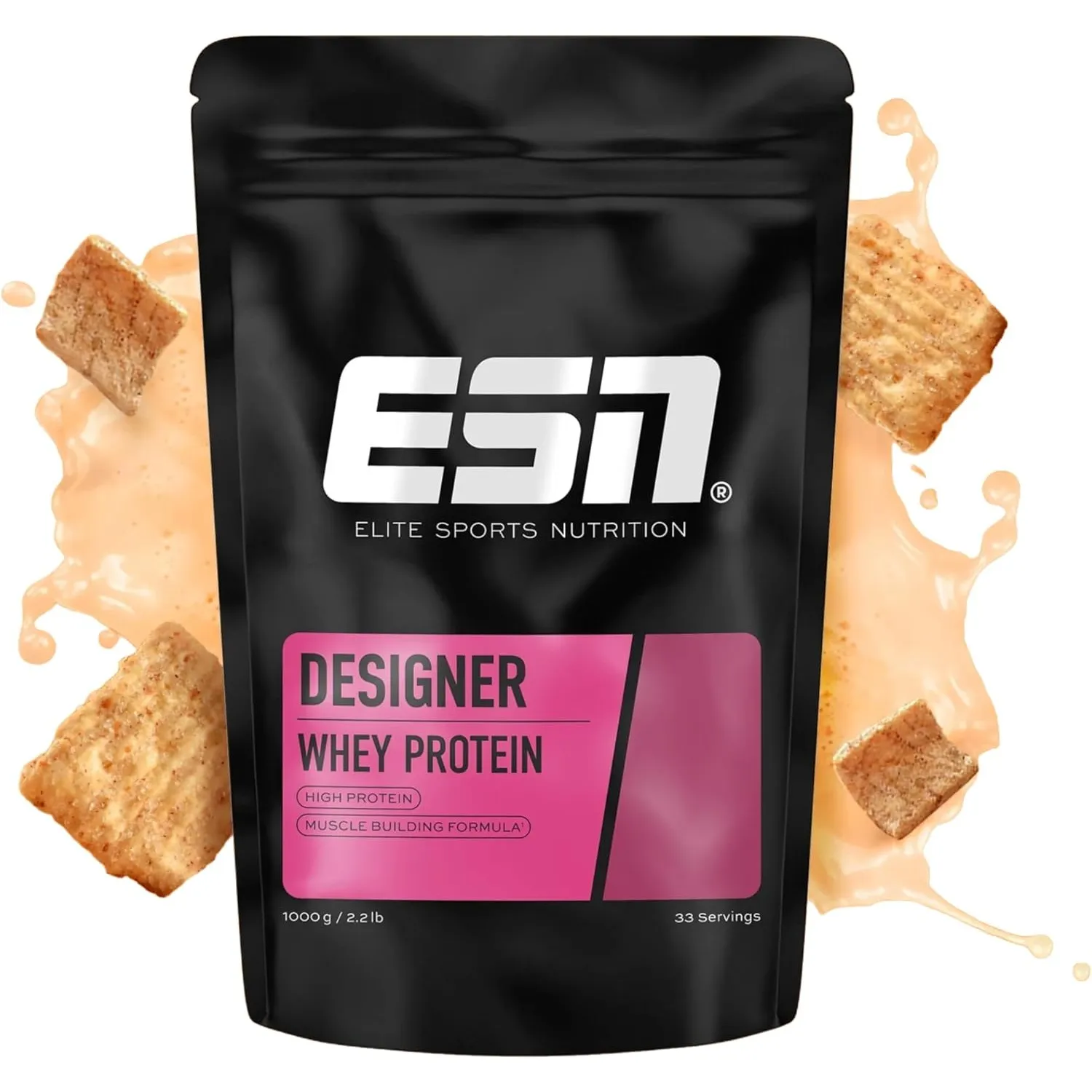 ESN Designer Whey Protein Pulver, Cinnamon Cereal, 1 kg