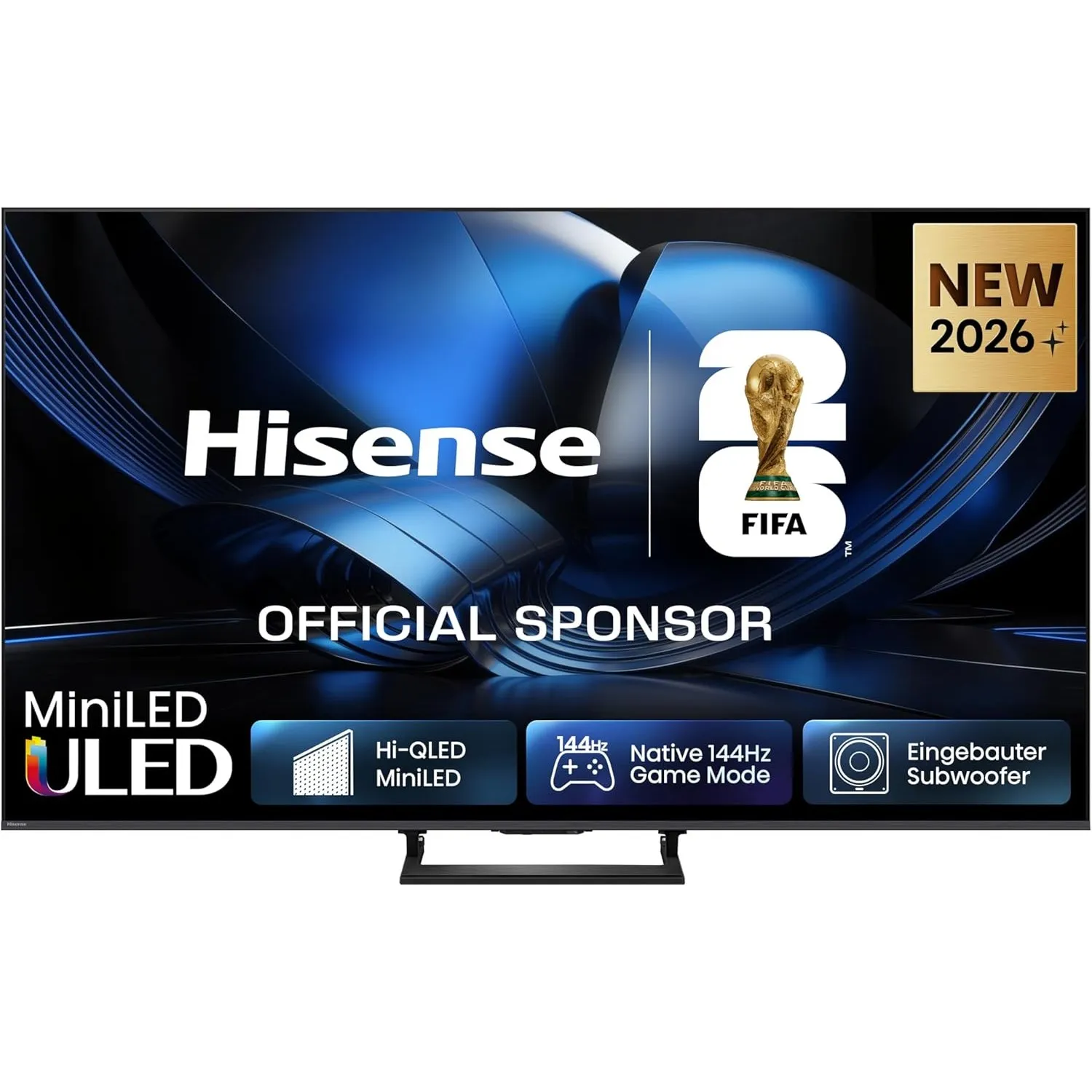 Hisense 75U7DSE Fernseher 75 Zoll, 4K UHD, Hi-QLED Mini LED, Smart TV, 144Hz, Hi-View AI Engine, IMAX Enhanced, AI Lich…