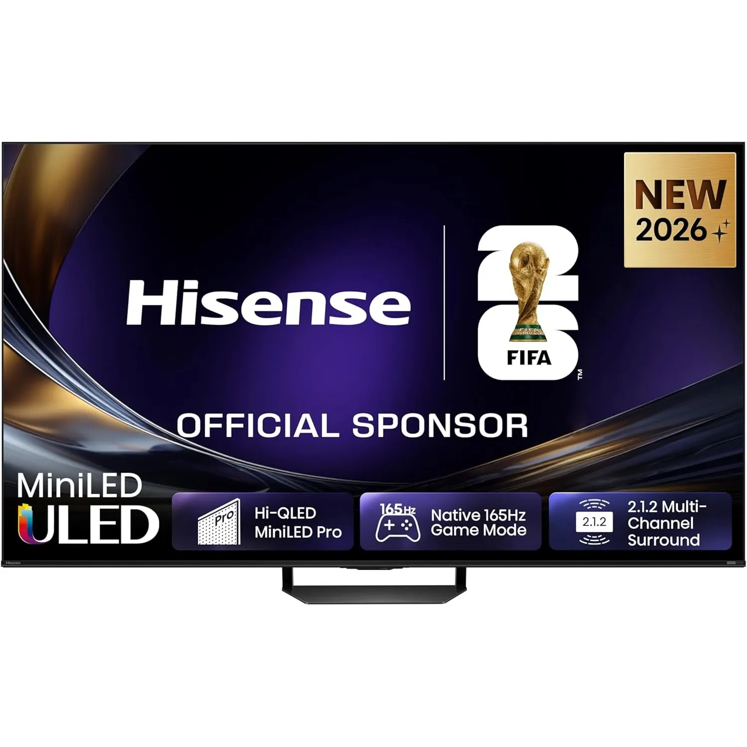 Hisense 55U7DS PRO Fernseher 55 Zoll, 4K UHD, Hi-QLED Mini LED Pro, Smart TV, 165Hz, Hi-View AI Engine Pro, IMAX Enhanc…
