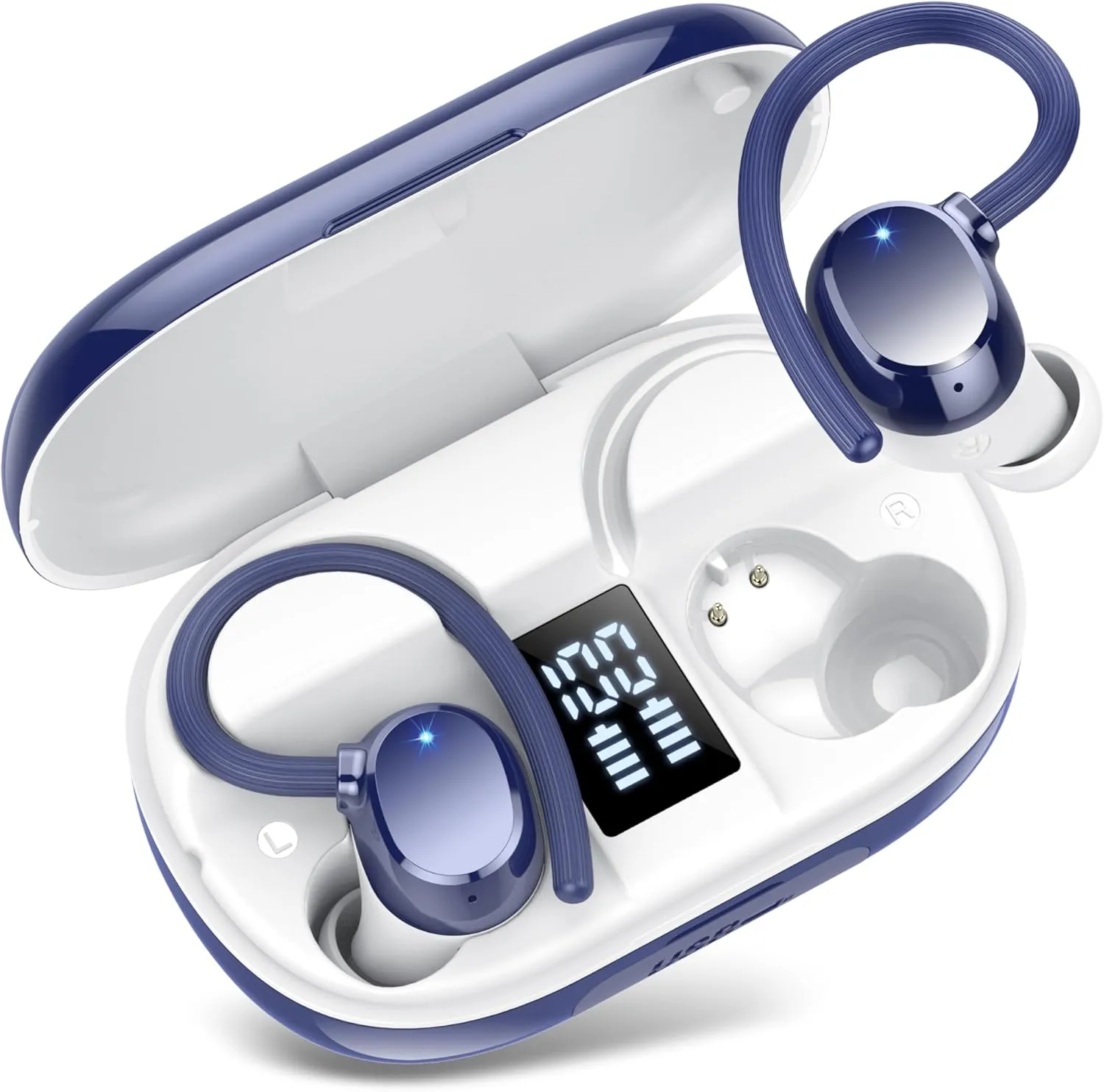 Kopfhörer Kabellos Bluetooth, 2026 Neue In Ear Kopfhörer Bluetooth 5.3 mit 4 ENC Noise Cancelling Mic, 128Std Earbuds, …