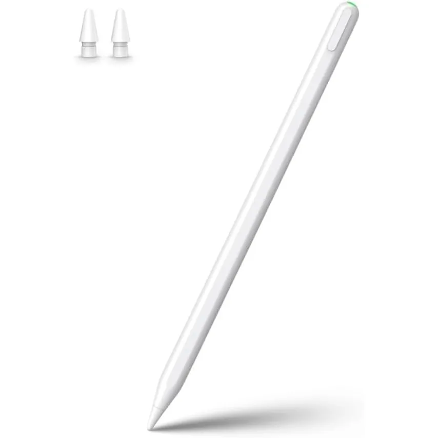 MEKO Stift für Apple iPad 2018-2026, Pencil mit 35 Stunden Akkulaufzeit, Schnellladung in 28 Min. und RGB-Batterieanzei…