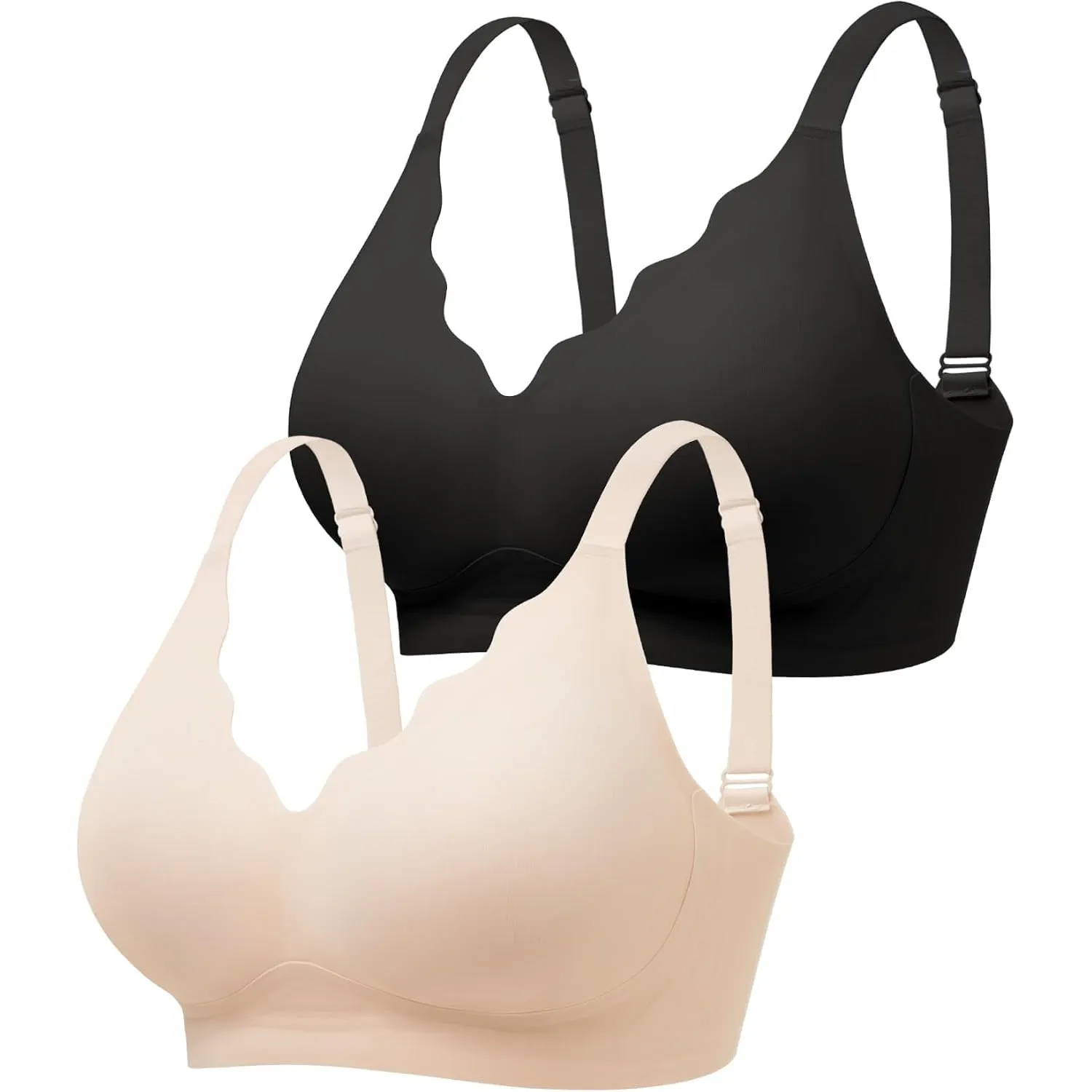 BH für Damen ohne Bügel mit Weicher Unterstützung Bequeme Nahtlose Bralette