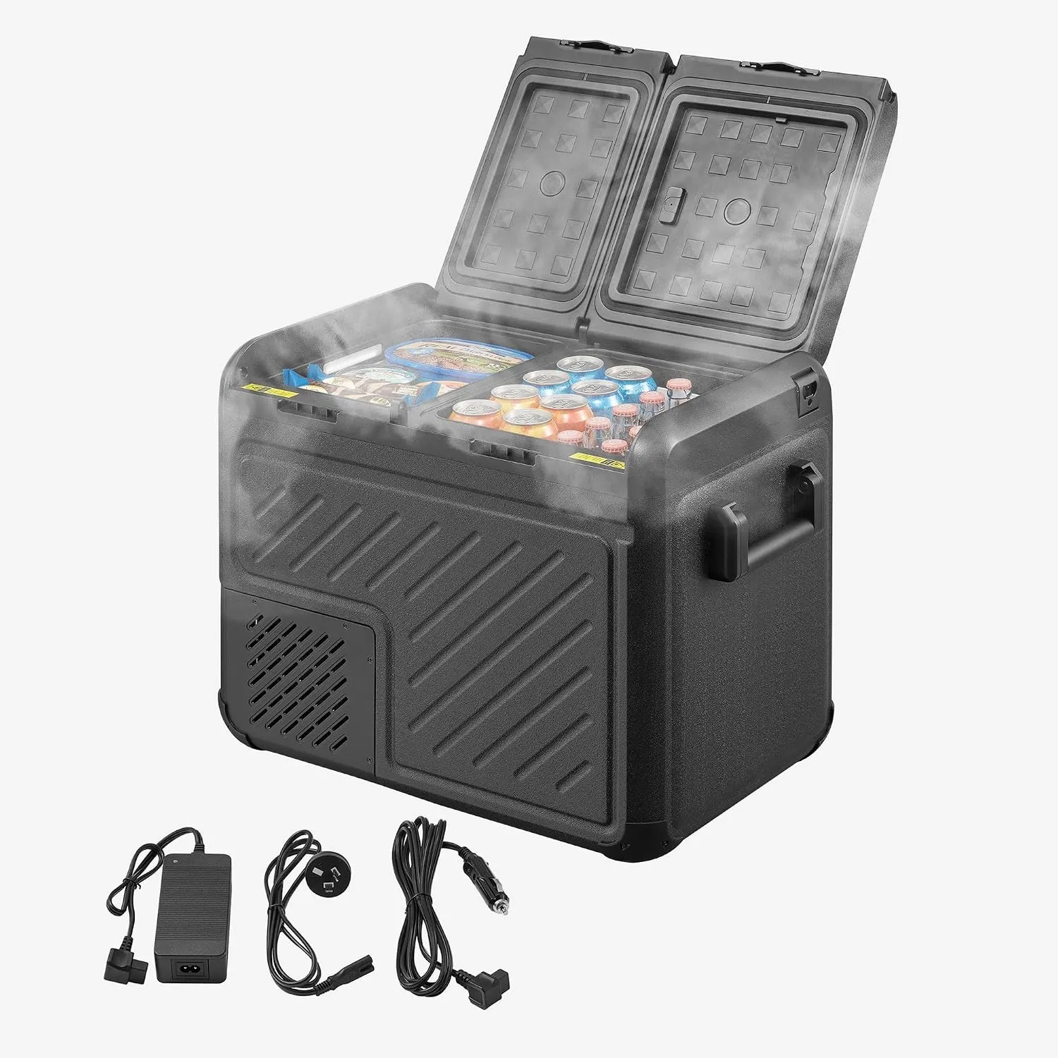 Comfee Kompressor Kühlbox 45 L, 12V/24V & 100-240V, Dual Zone, -20℃ bis 20℃